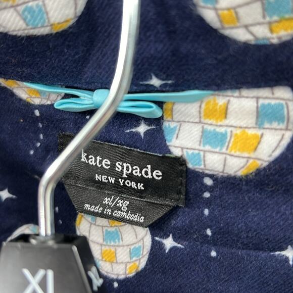 Kate Spade New York Pajama Set - Navy Disco - XL - New with tags - Picture 5 of 8